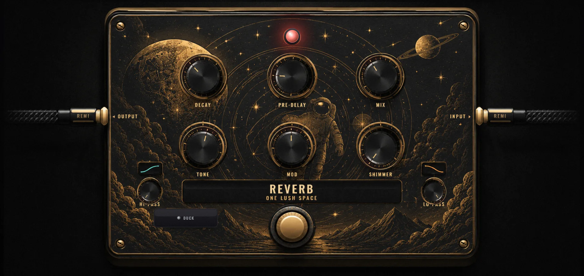 REMI DSP Reverb — astronaut on the moon artwork